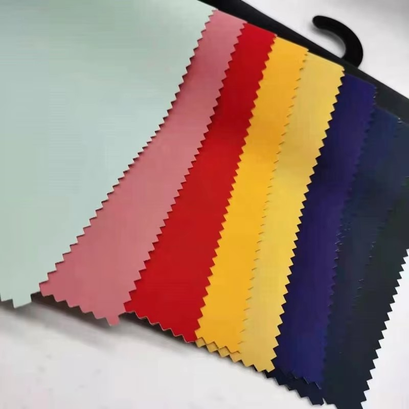 PFAS FREE New High-end Raincoat Leather Matte PU Leather Waterproof Raincoat Clothing Gloves Dress Customization