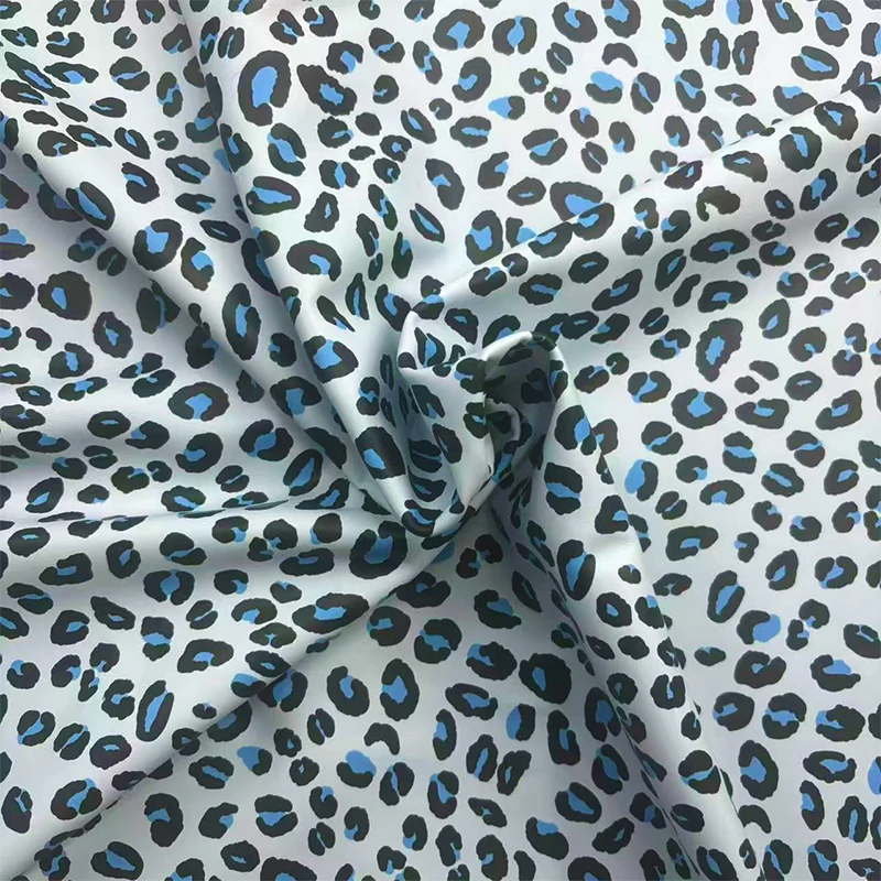Colorful Stretchy Leather Fabric For Jacket Pants Dress Set Custom Print PU Leather Fabric Factory Direct Sale PU Leather Fabric