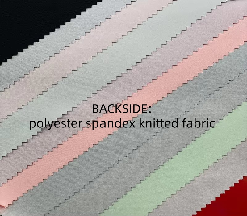 PFAS FREE Shiny Pu Fabric Leather Pattern Artificial Leather Factory Made 4 Way Stretch Leather Garment Fabric