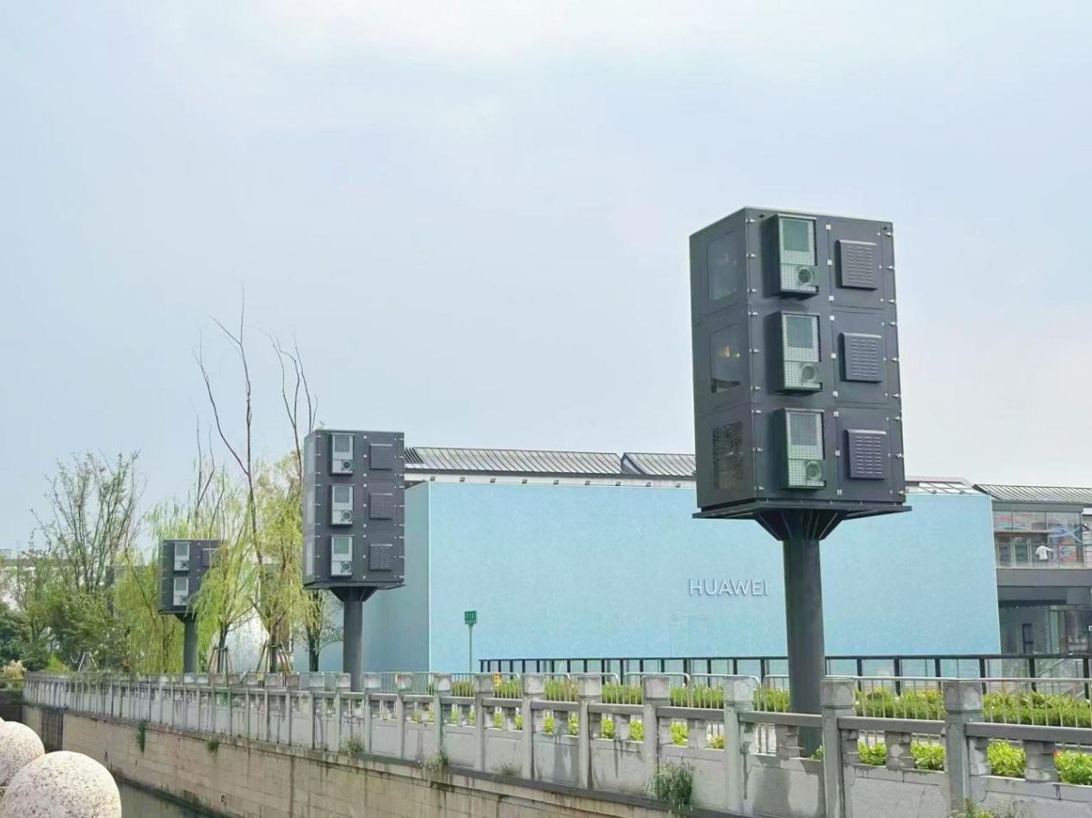 Light Up The Night Of The Splendid Canal! Sharp/Nec And Dongguan Shirui Outdoor Projector Protective Box Help The 6th Expo To Be Grandly Opened.