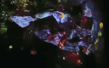 The First Light And Shadow Show At The Kanggu Scenic Area In Chengkou District, Chongqing