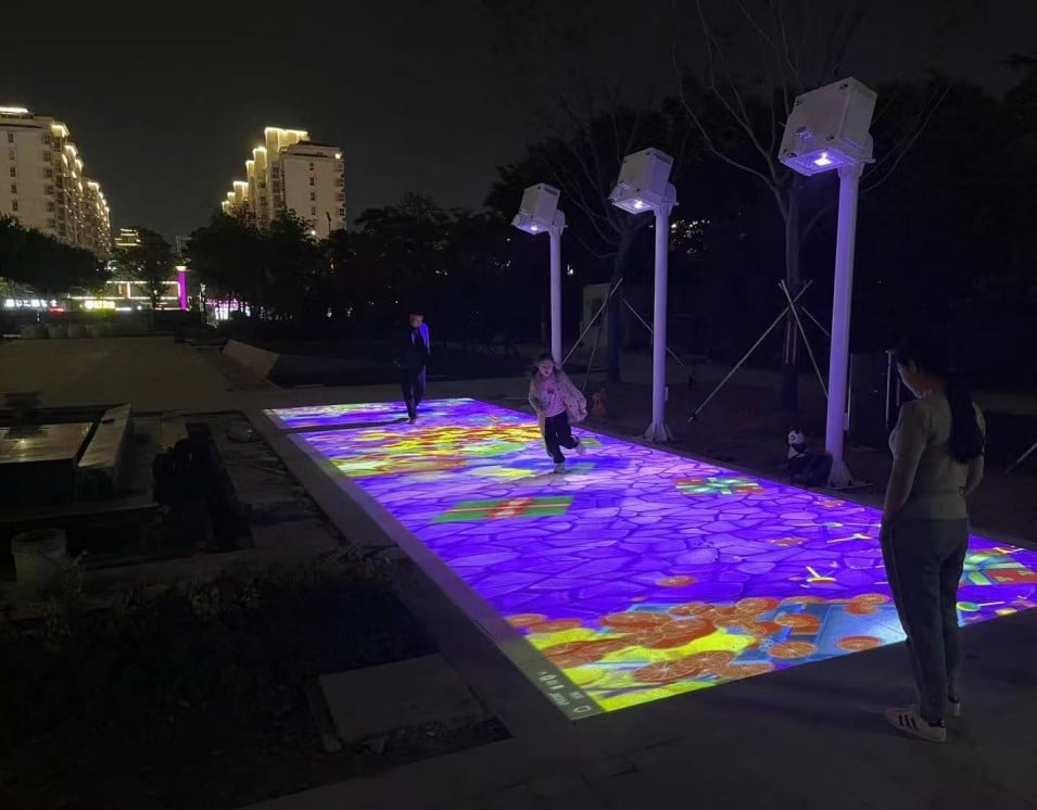 5000 Lumen Wind Cooling Ground Projection
