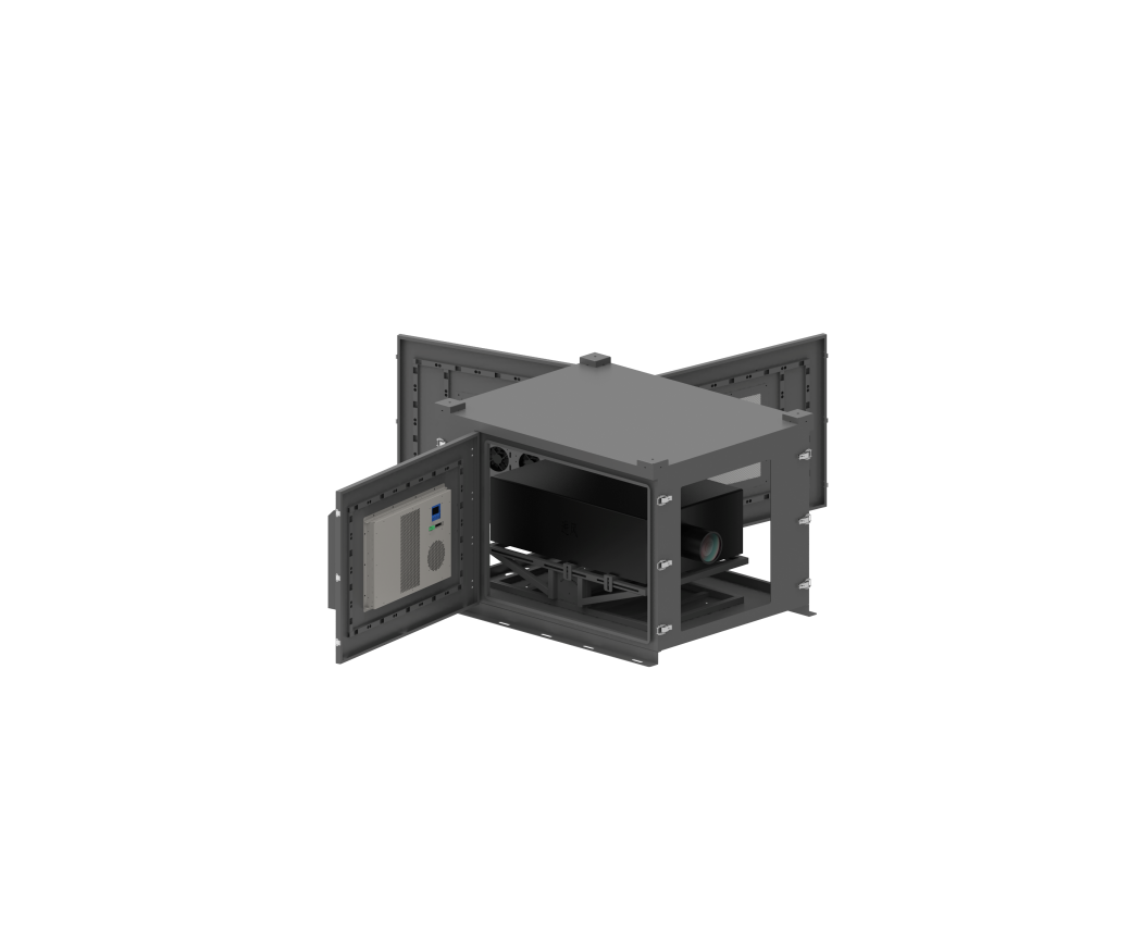 30k-50k Superimposed Projector Waterproof Box Is Dustproof and Moistureproof factory