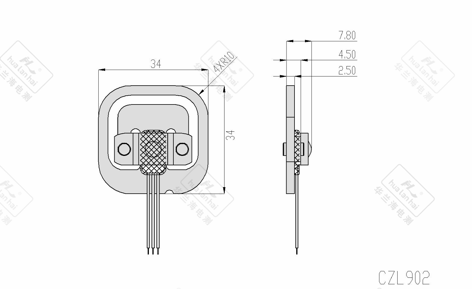 Steel Micro Sensor CZL902 structural design and technical components Steel Micro Sensor CZL902 structural design and technical components