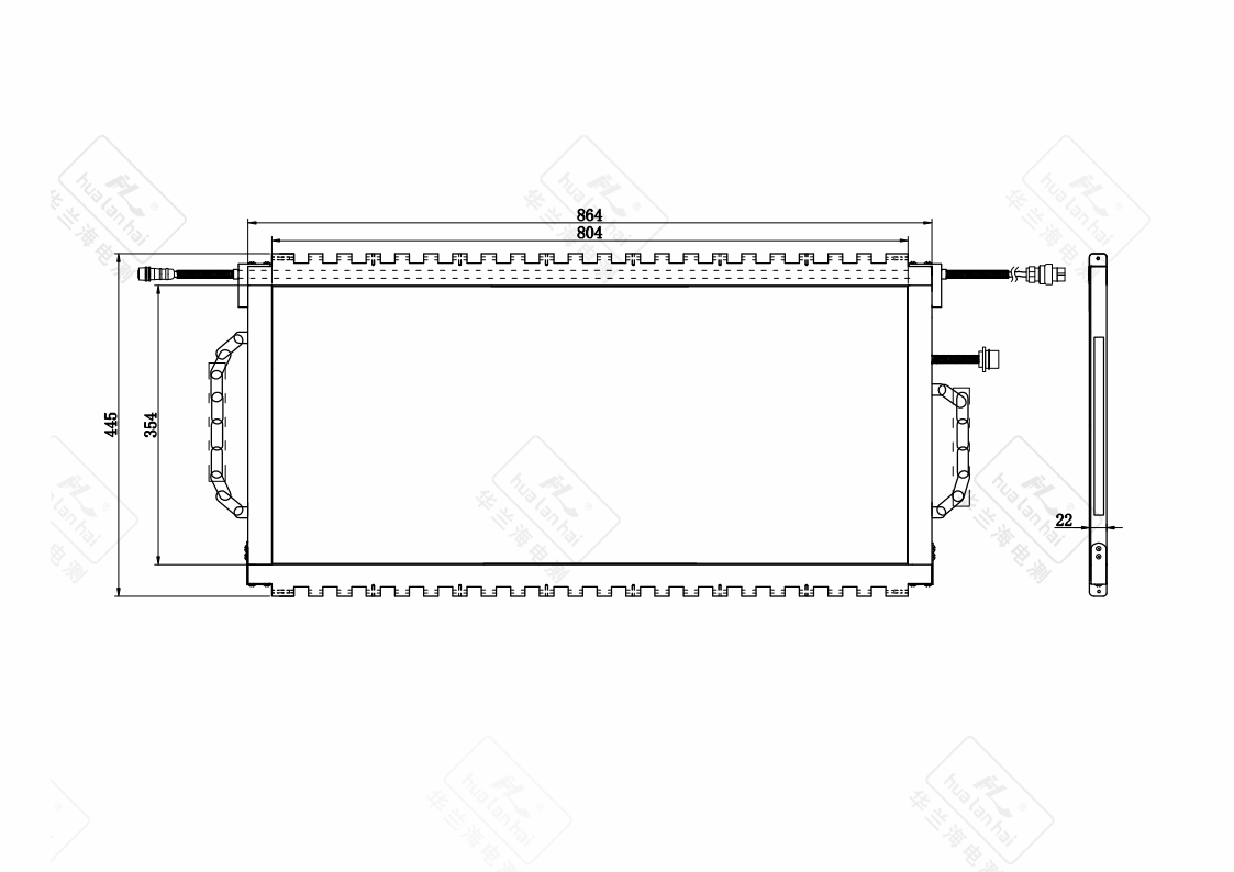 BX101E4-20t portable axle weighing system with 20-ton capacity