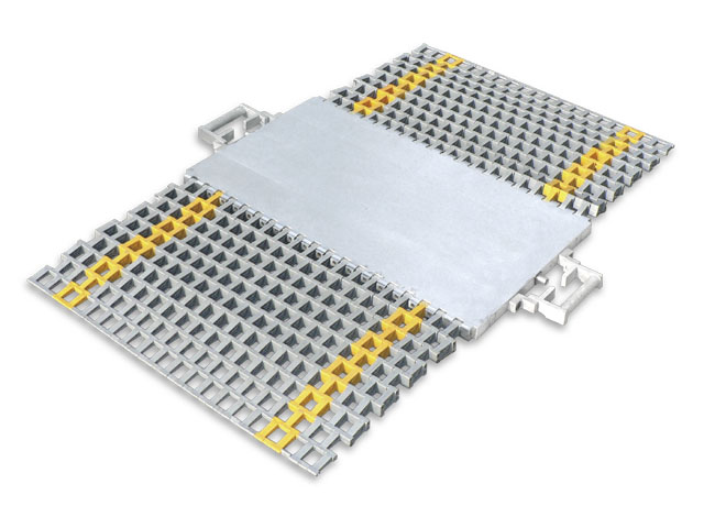 Almohadillas ligeras para pesaje de ejes para una pesada de vehículos rápida y flexible