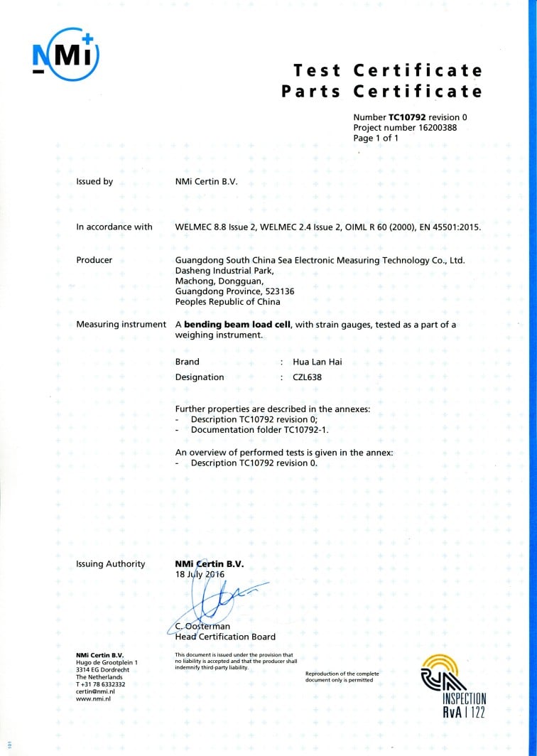 certification