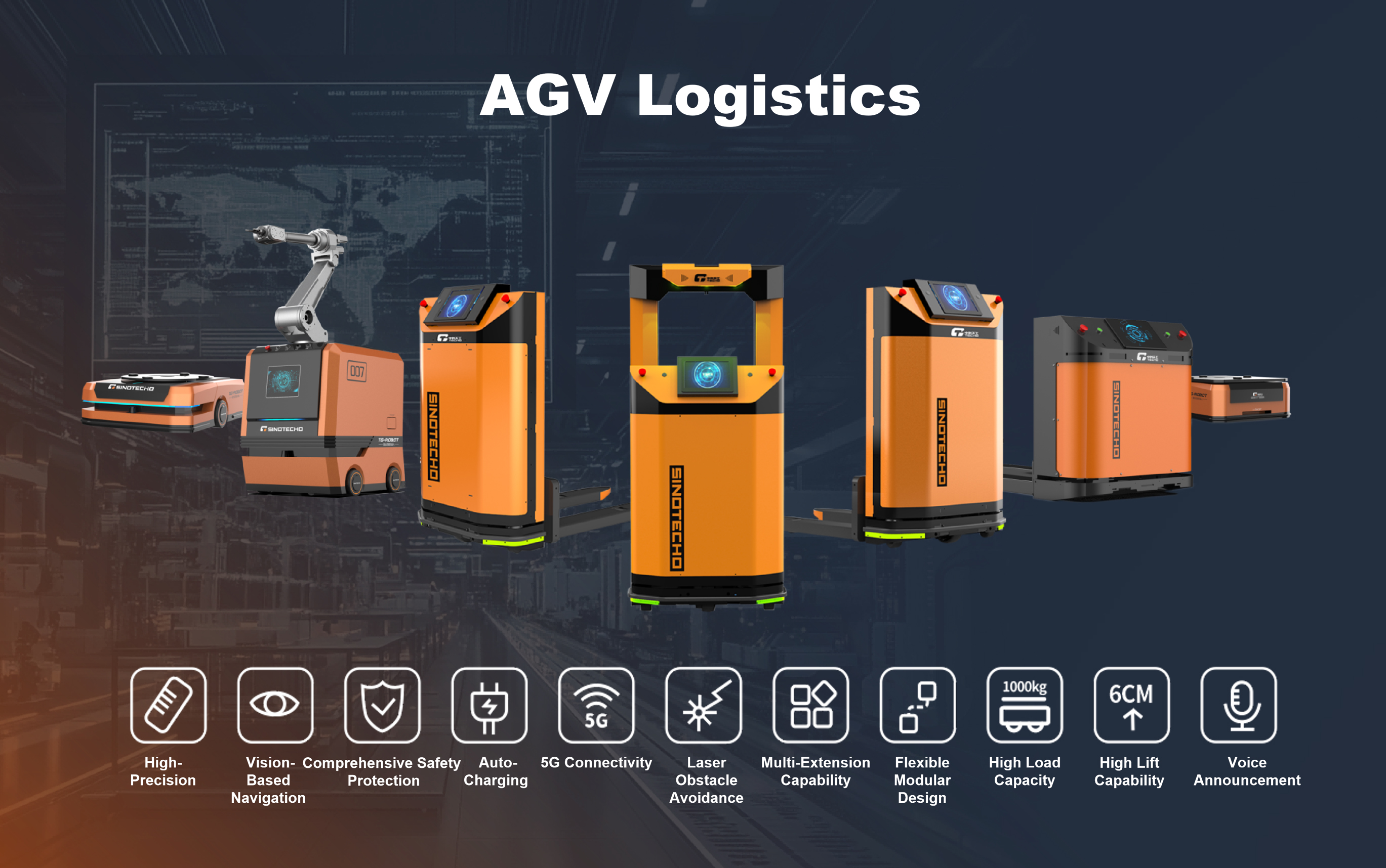 AGV Robots & Dispatch System