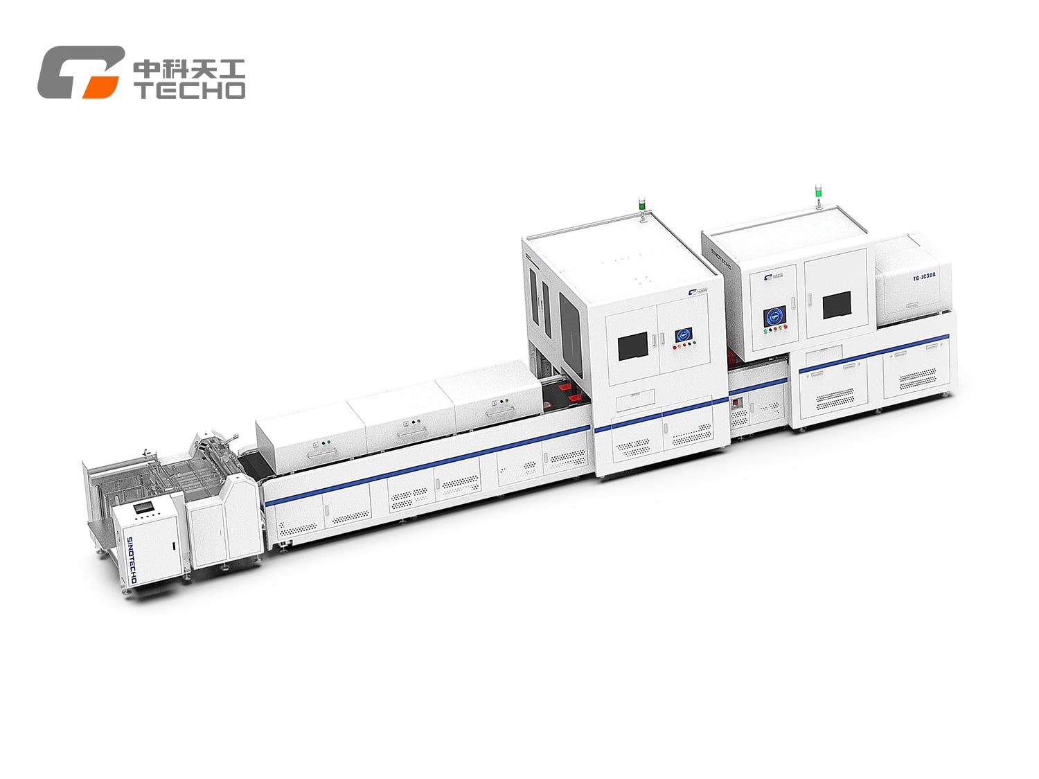 Intelligent Rigid Box Lid Wrapping & Forming Machine