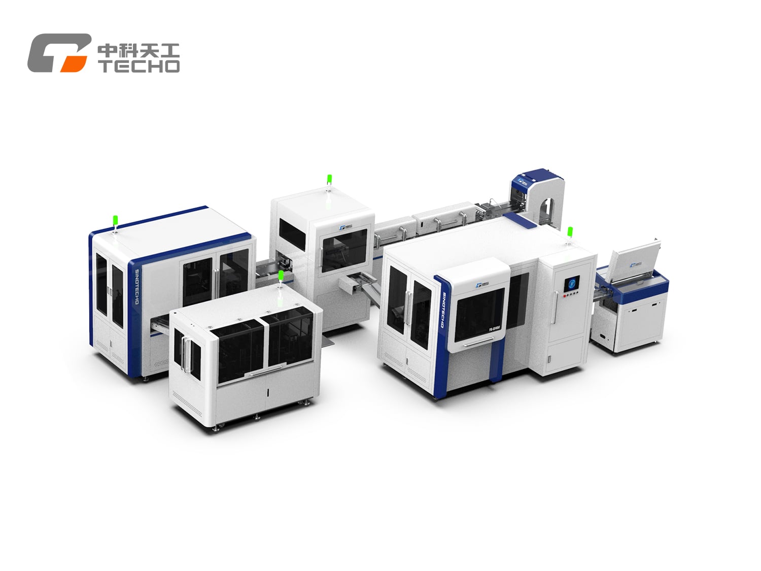 Intelligent boutique small box packets production line