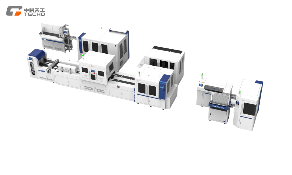 Intelligent pack premium high-speed small box digital production line