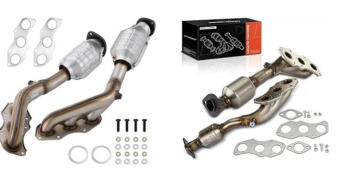 precision machined exhaust components used around catalytic converter assemblies
