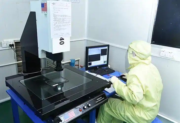 quality inspection of plated metal parts in a production manufacturing environment