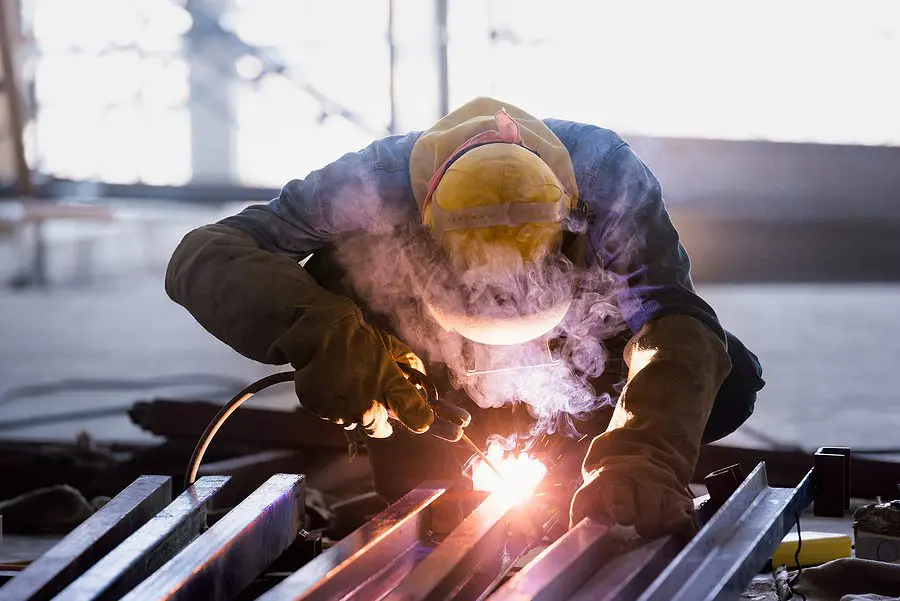 beginner tig setup with machine torch gas and pedal ready for welding