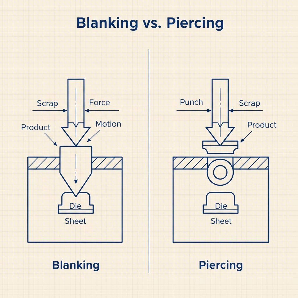 Blanking vs. Piercing: The Automotive Engineer's Guide to Stamping