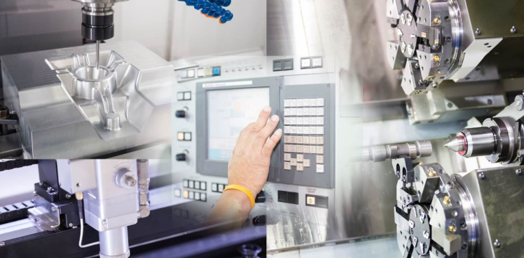 industrial metal cnc machine in operation showcasing precision manufacturing capabilities