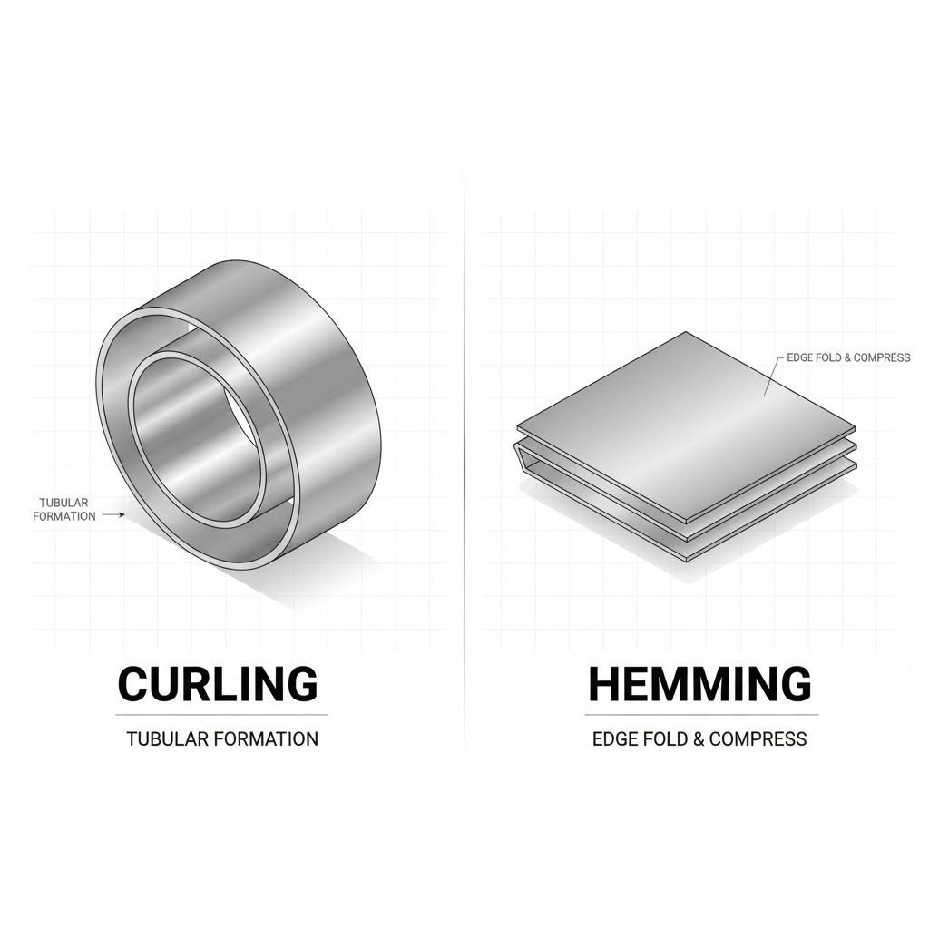Curling Process in Metal Stamping: Mechanics, Tooling & Design
