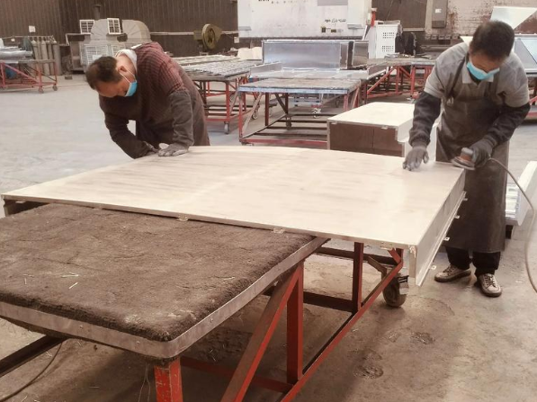 different stainless steel grades showing varying surface characteristics