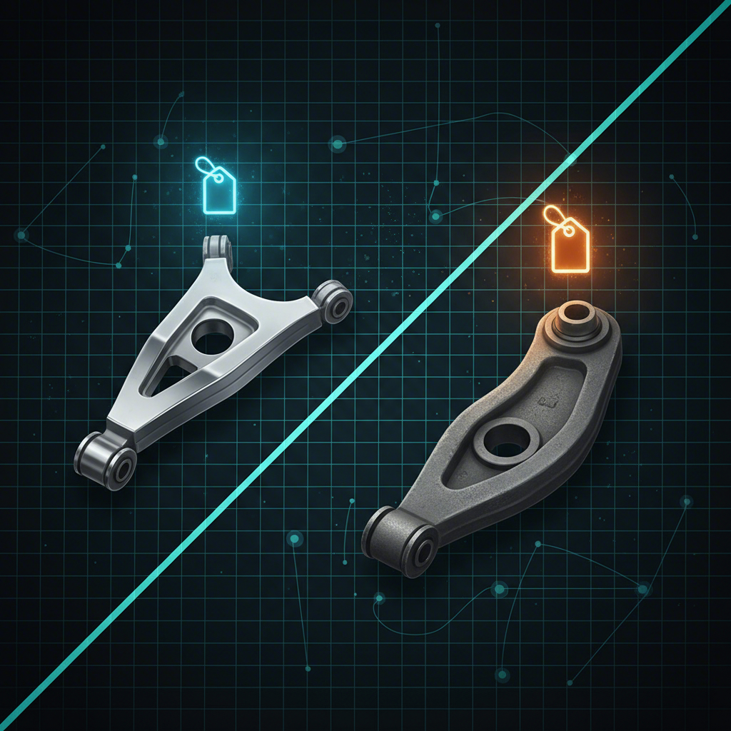 Stamped Steel vs Forged Control Arms: A Real Cost Analysis