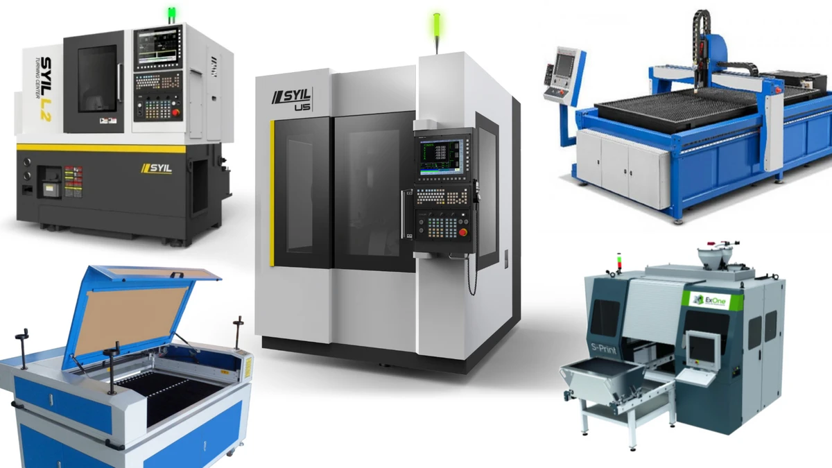 four primary cnc machine types used for large component manufacturing