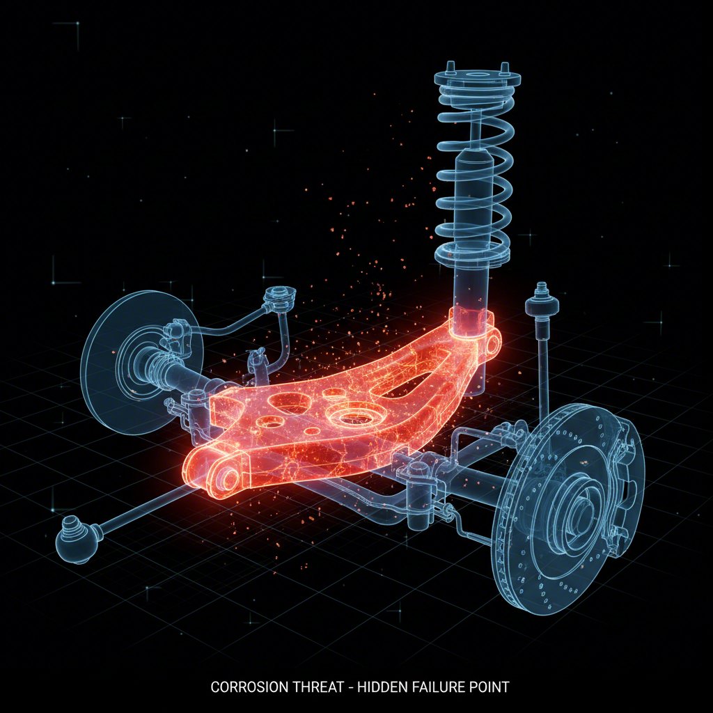 Stamped Steel Control Arms: A Hidden Corrosion Danger