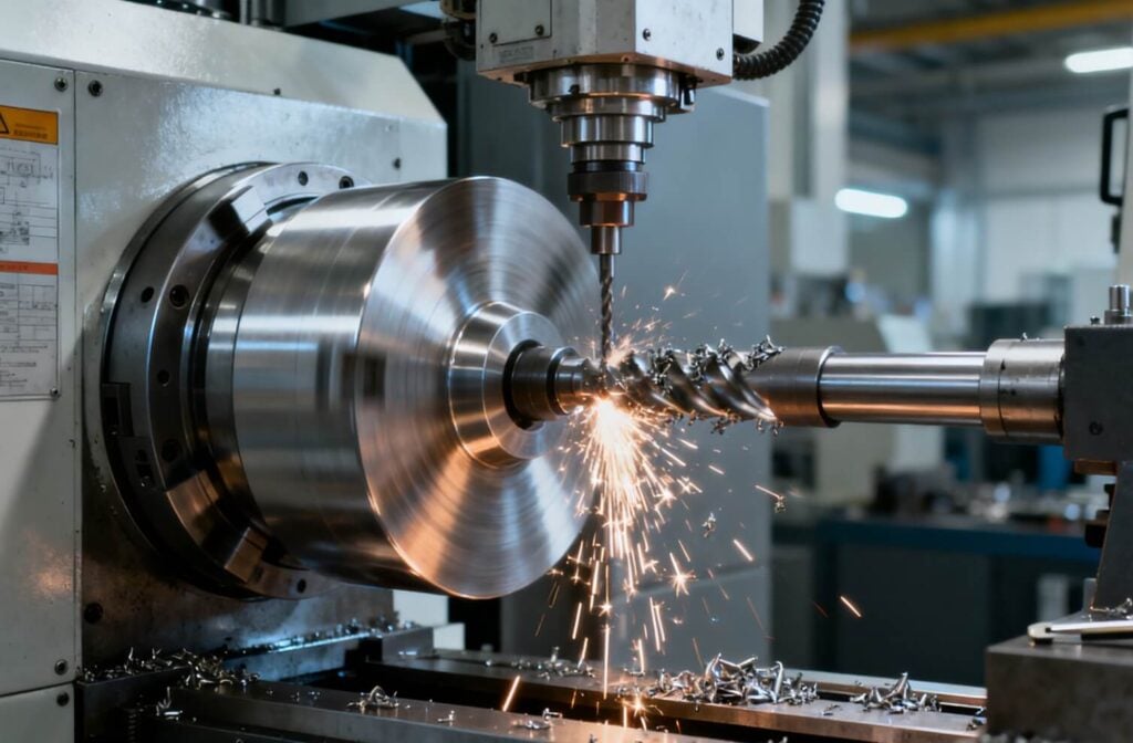 cnc machining transforms raw metal into precision components through controlled material removal