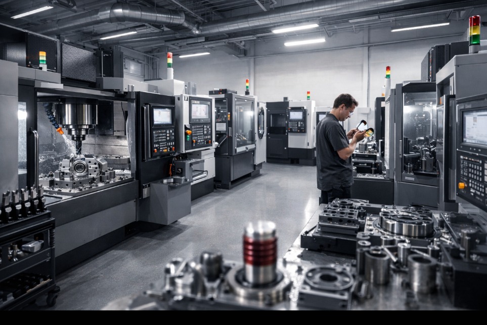 inside a modern cnc machining shop where precision meets industrial capability