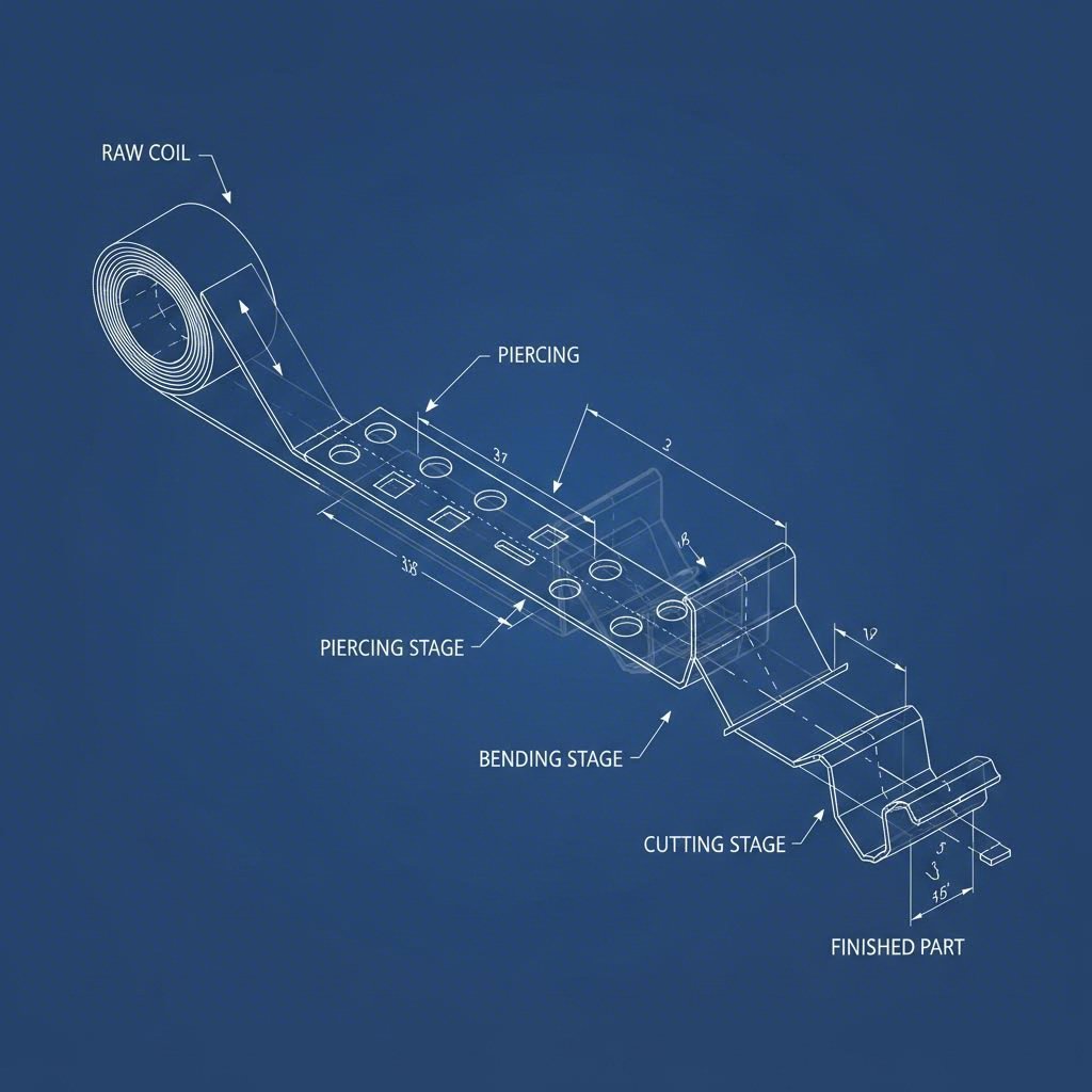 Progressive Die Design for Automotive Brackets: The Engineering Guide