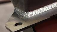 welder setup and scrap testing before the first real bead
