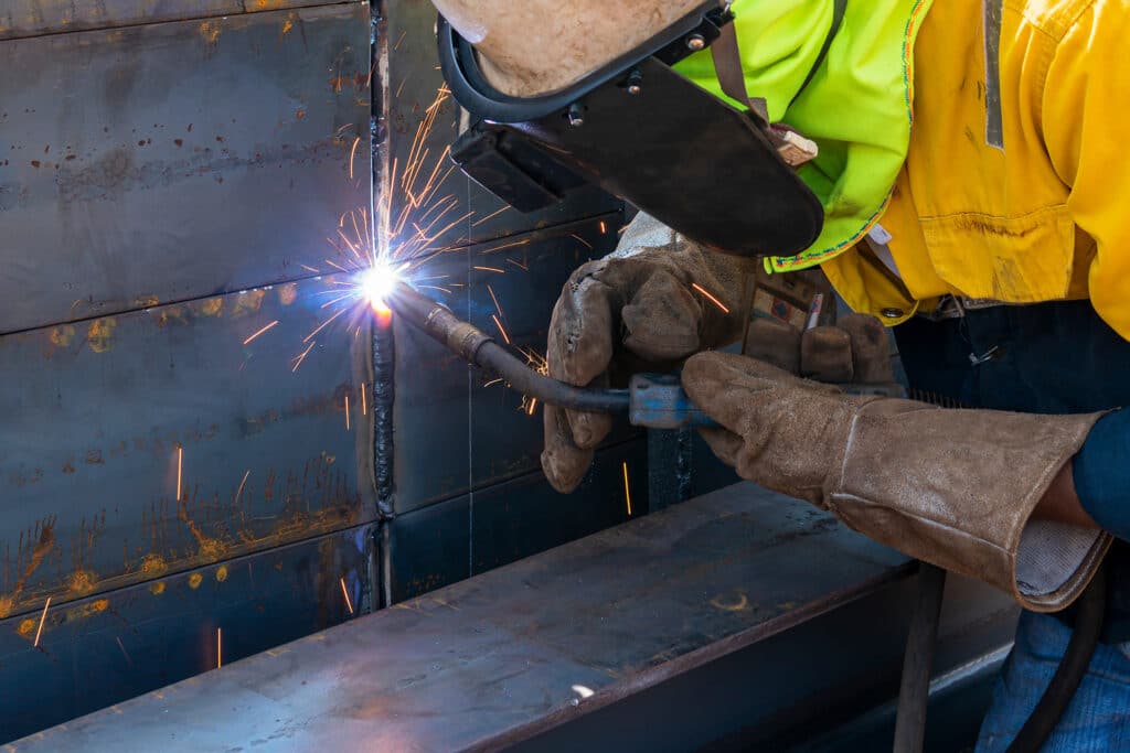 illustration of common welding methods used in workshops and manufacturing