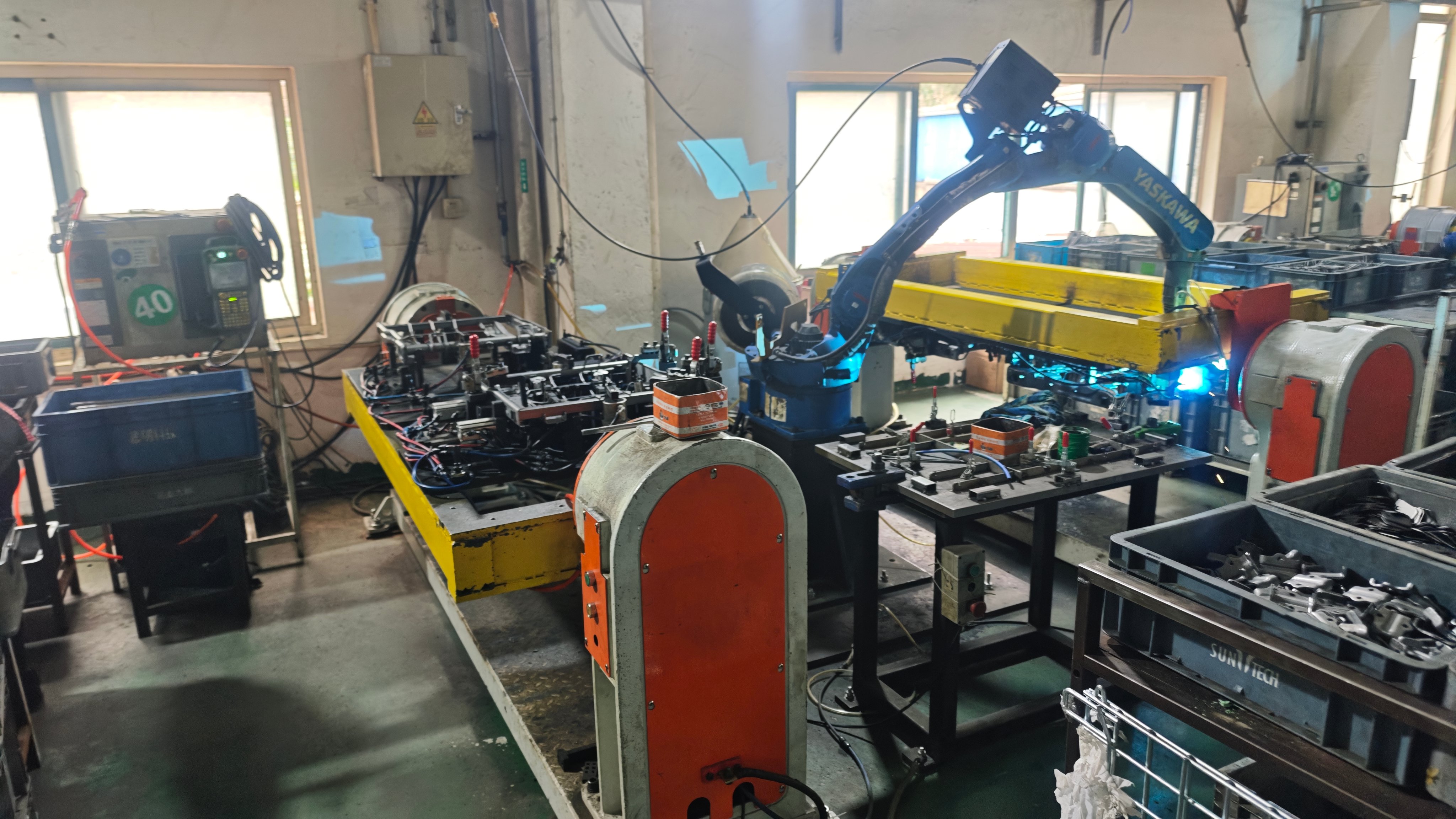 robotic welding for repeatable chassis part production