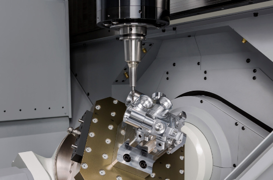 modern cnc machining facility producing precision metal components