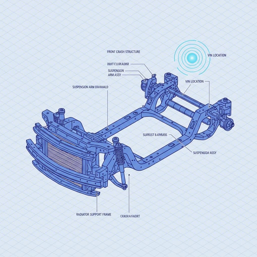 Radiator Support Stamping: The Hidden VIN Guide for Restorers