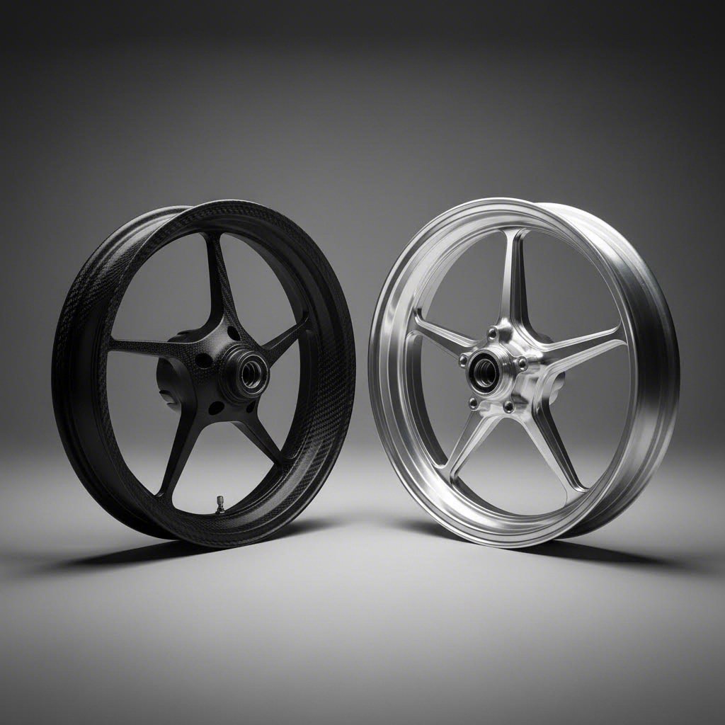 Choosing Carbon Fiber Vs Forged Aluminum Wheels For Your Superbike