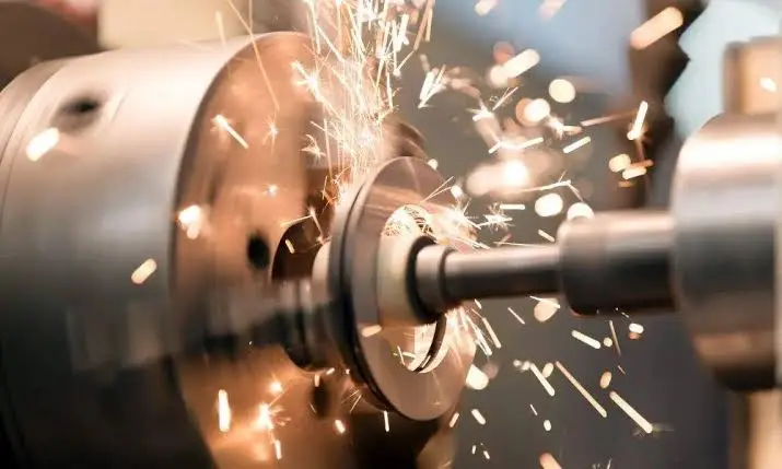 key components of a cnc lathe including headstock turret bed and control system