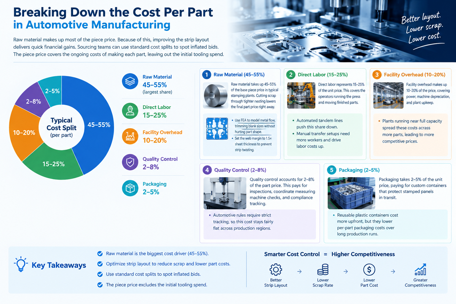 How Much Does Automotive Stamping Cost? Tooling vs. Piece Price Explained
