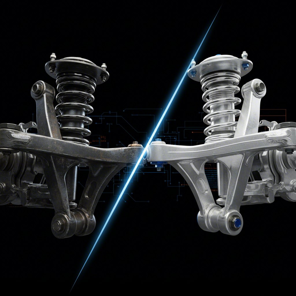 Stamped Steel vs Billet Aluminum: The Essential Control Arm Choice