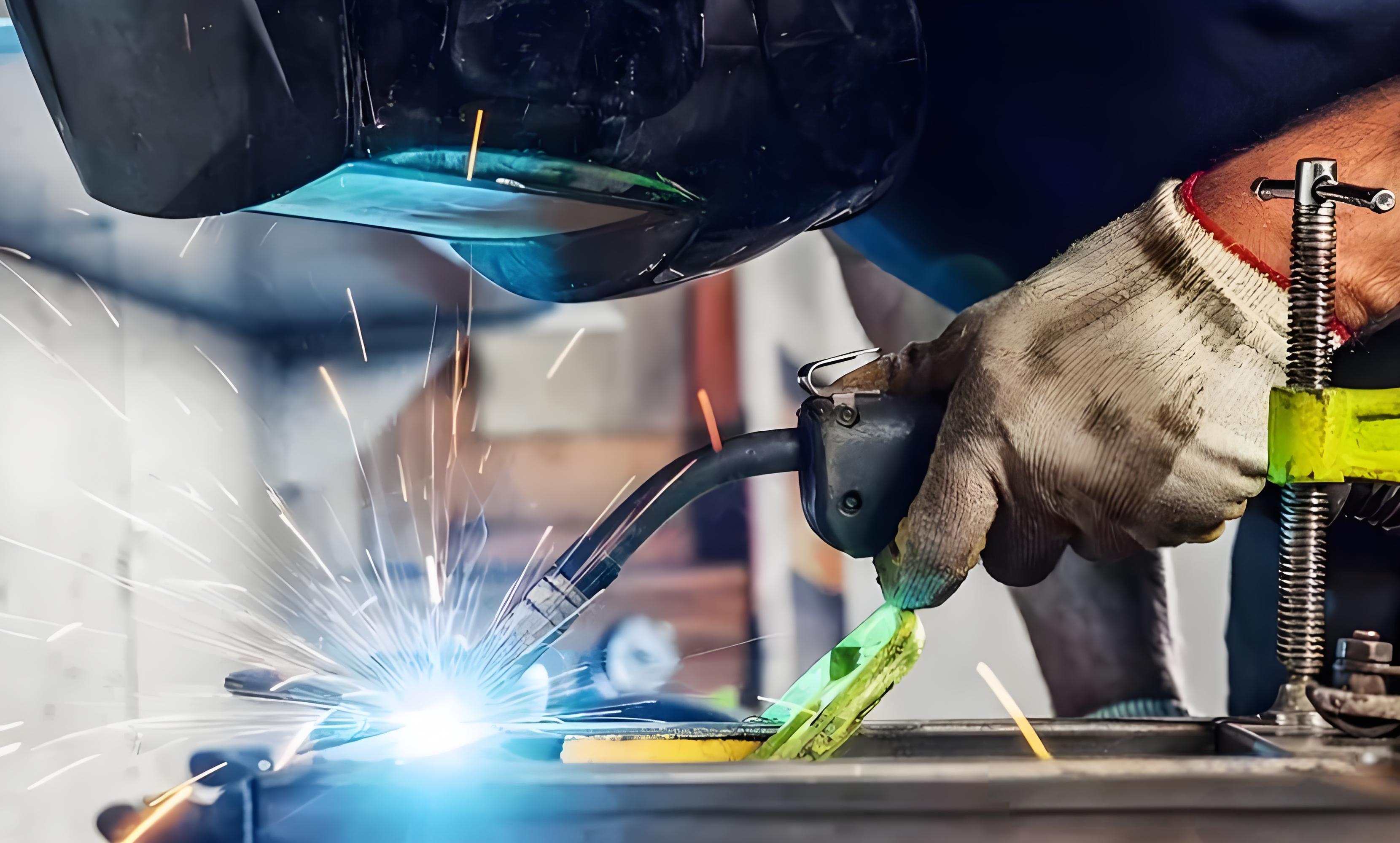 post weld inspection and coating repair on galvanized pipe