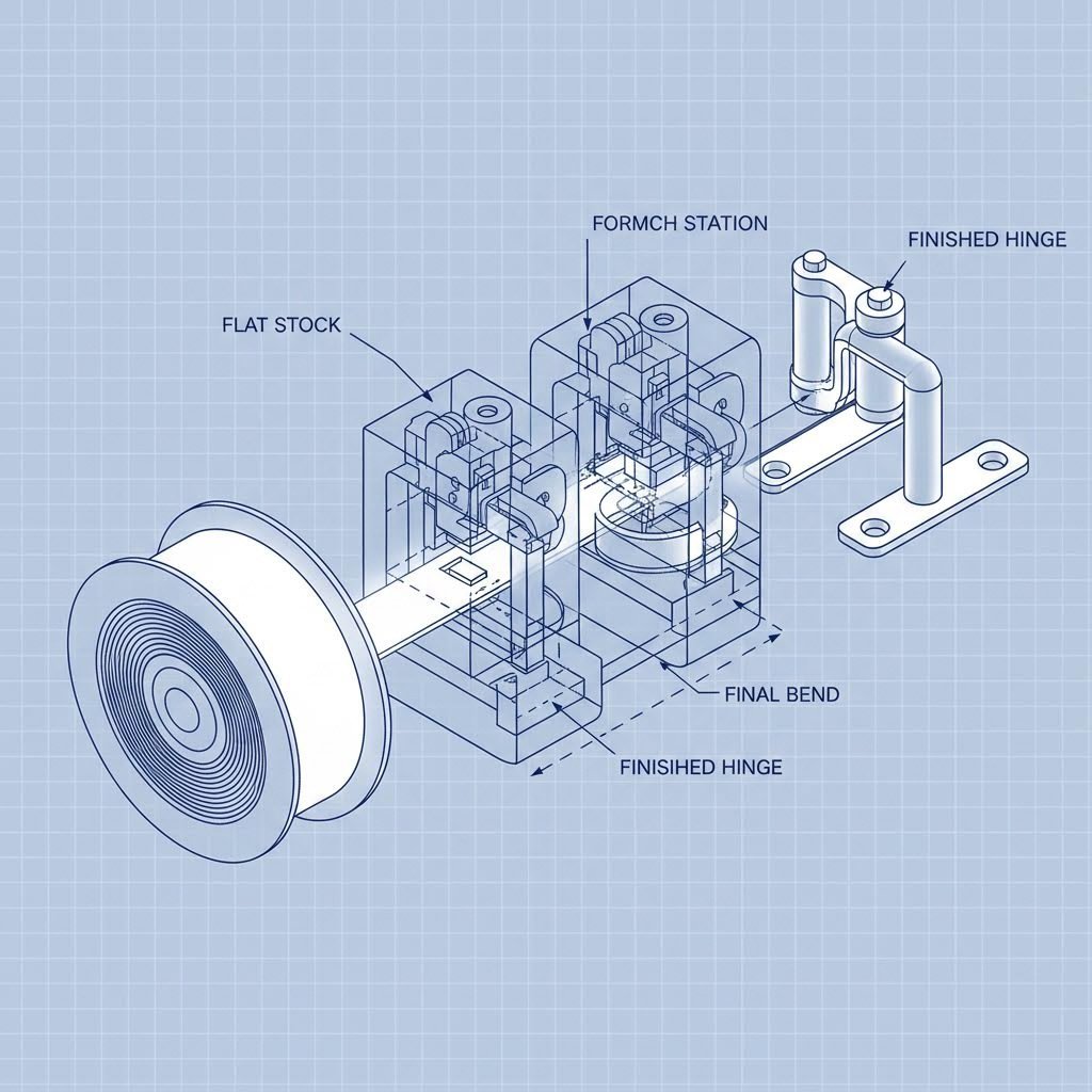 Door Hinge Metal Stamping: Process, Materials & Sourcing Strategies