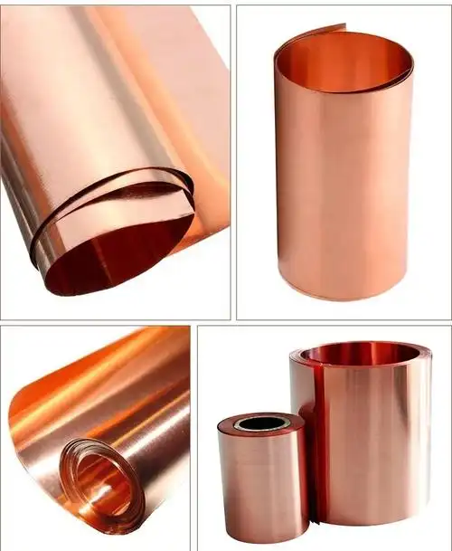 copper and nickel finishes shown through different surface appearances on metal parts