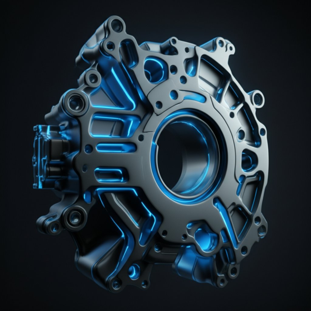 Essential Design Rules for Ribs and Fillets in Die Casting conceptual illustration of metal flow optimized by ribs and fillets in a die cast part