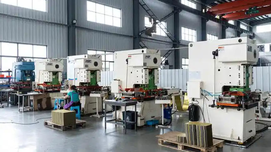precision bending of aluminum sheet on industrial brake press