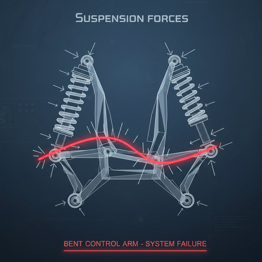 5 Essential Signs of a Bent Stamped Steel Control Arm