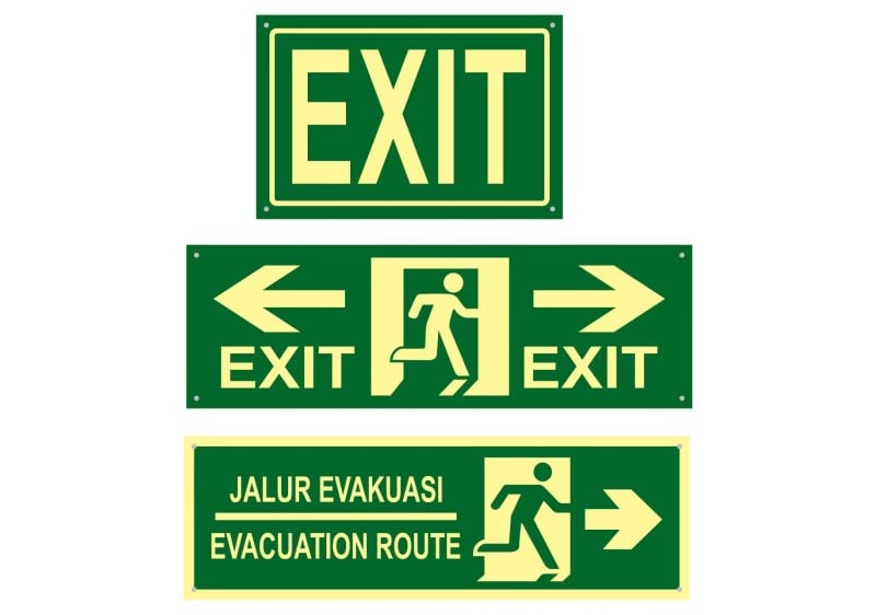 Photolumicescent Exit Signs