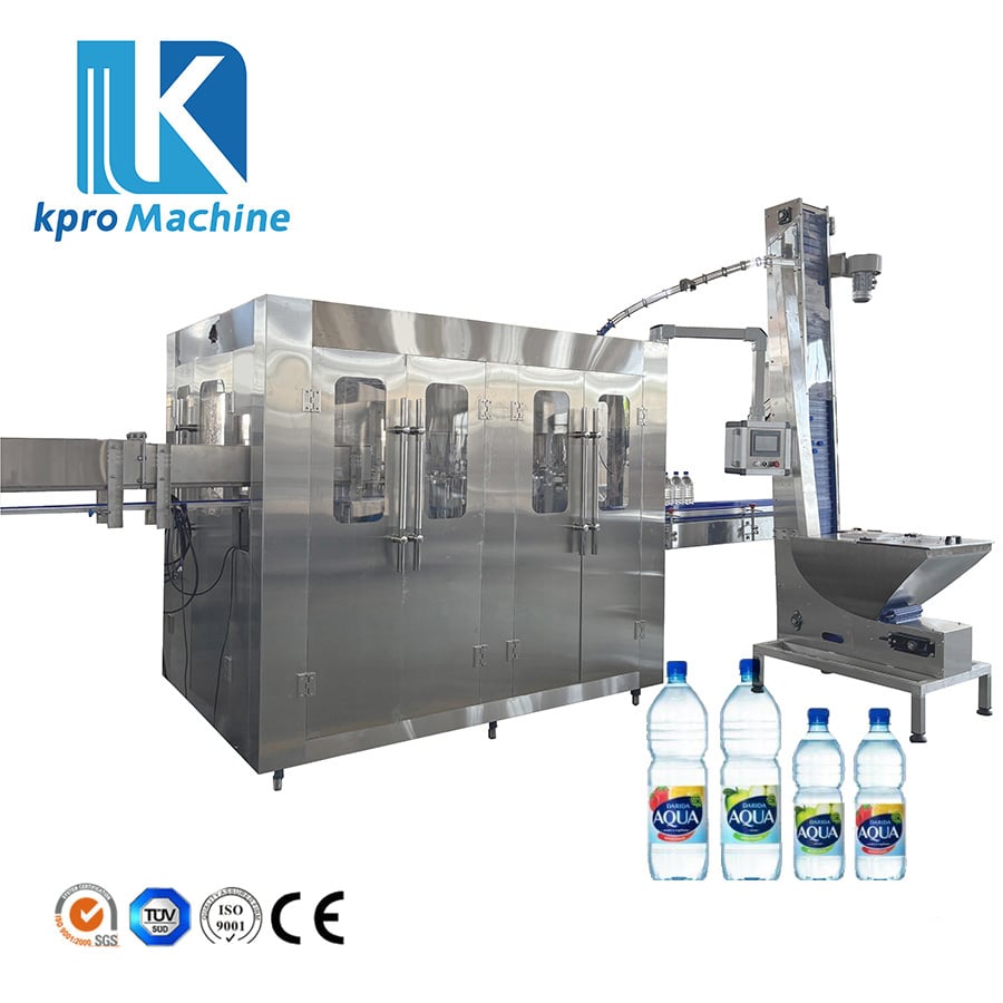 3000-5000BPH 12 Heads Medium Water Factory Mineral Water Bottling Plant Filling Machine
