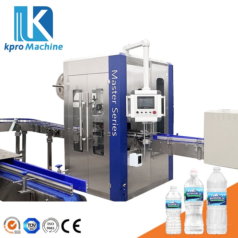 Tam Otomatik 9000 şişe/saat PVC Kılıf Daraltma Etiketleme Makinesi