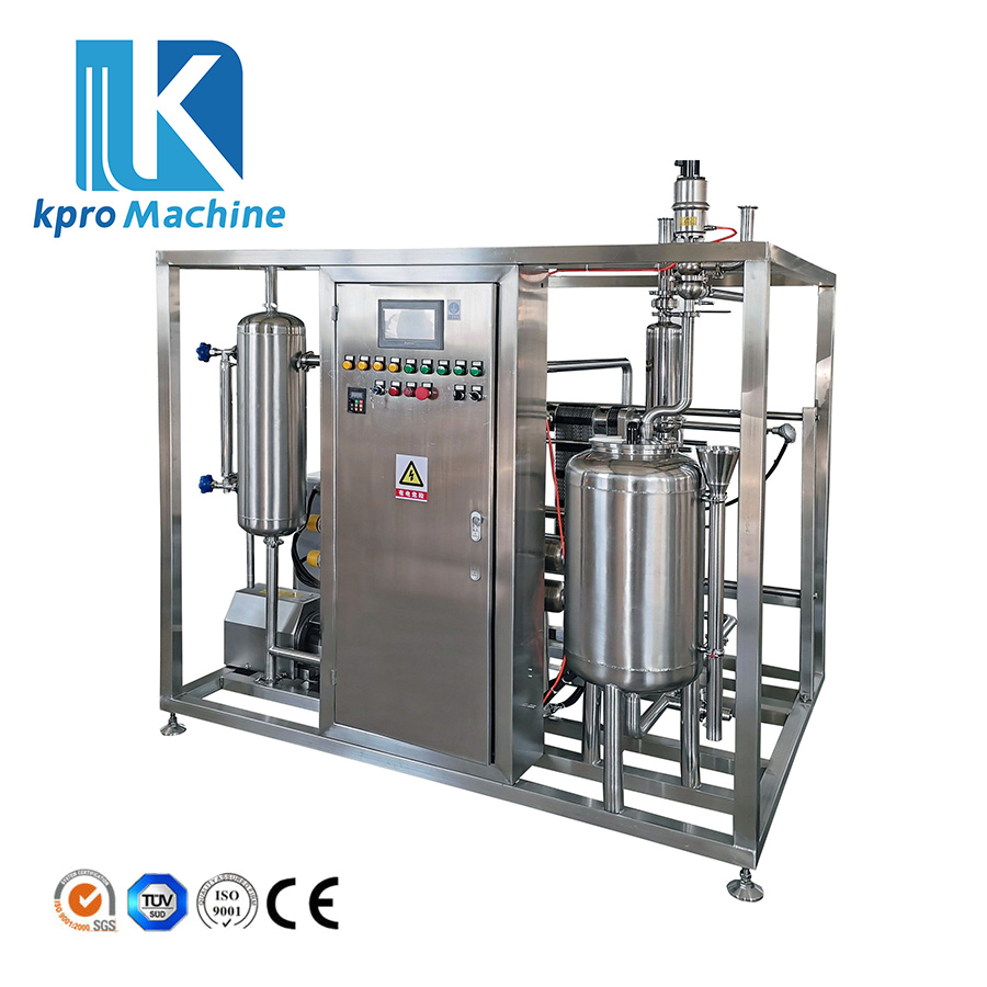 Vollautomatische UHT-Platten-Sterilisiermaschine aus Edelstahl SUS304 mit einer Kapazität von 1000 L/h für Saft, Milch, Getränke und Erfrischungsgetränke – Verarbeitungsanlage