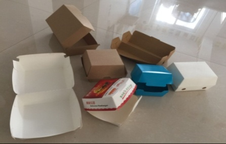 Four servos driven take away paper box making machine  Model BJ-B