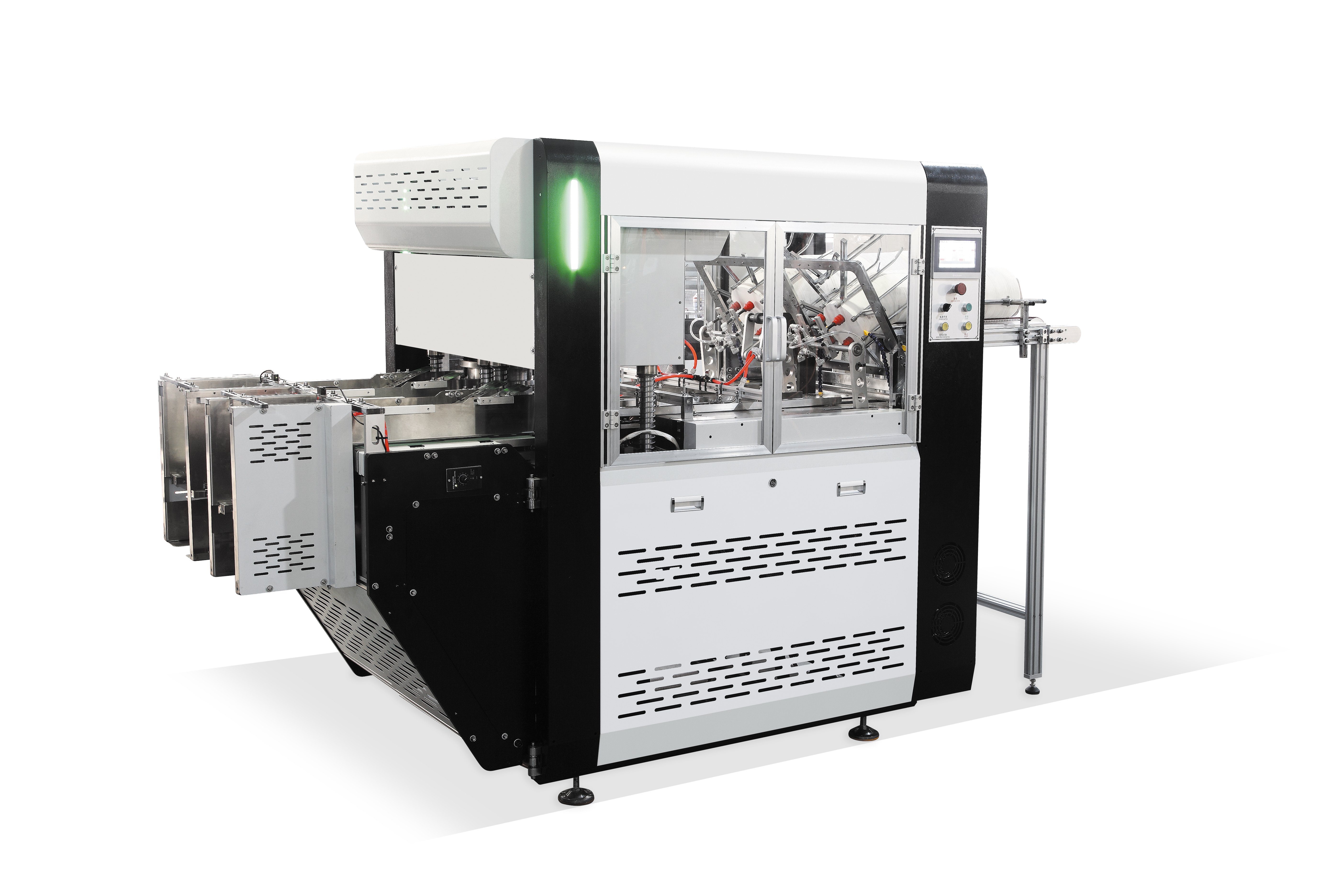 Full servo motors paper plate making machine  Model：BJ-SPT500SF