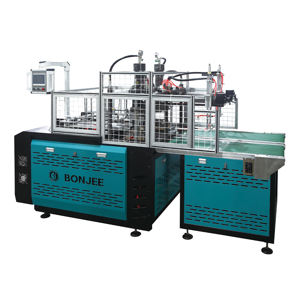 BJ-SPT700Y double workplace paper plate(dish) forming machine
